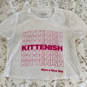 Kittenish Crop T-shirt